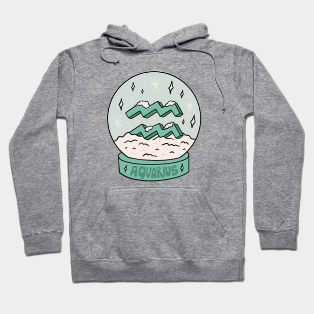 Aquarius Snow Globe Hoodie by Doodle by Meg